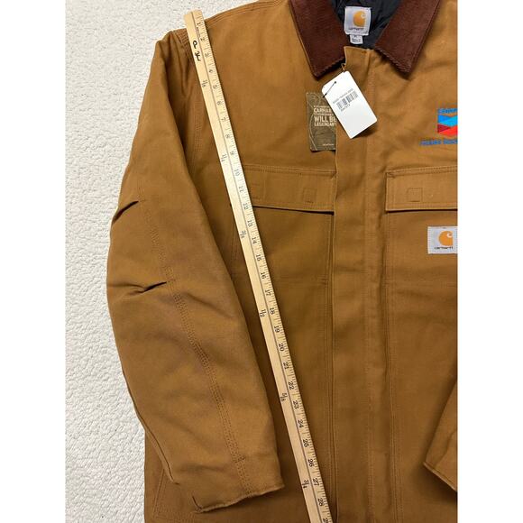 NWT* Carhartt Mens C003 BRN Duck Quilted Lined Coat Jacket Size XL - Picture 5 of 11